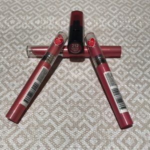 Revlon HQ Pink Cloud Lipstick L’Oréal Rambling Rose Lipstick 212 (4) Sealed